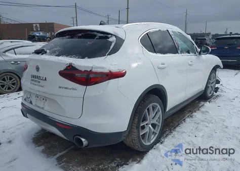 2019 Alfa Romeo Stelvio Ti Awd z USA, uszkodzony, nr VIN ZASPAKBN2K7C30348